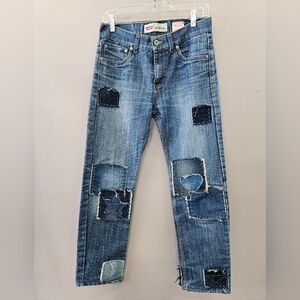 Re-Designed Levis Patchwork Jeans 514